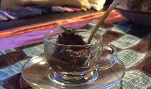 ленивый шоколадный мусс из авокадо