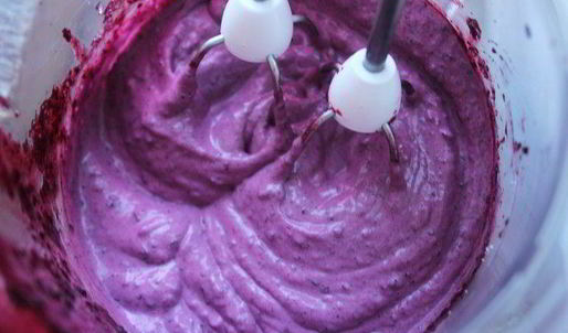 мини-торты с черничным муссом