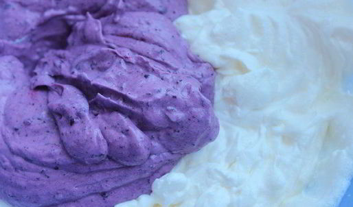 мини-торты с черничным муссом