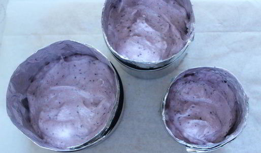 мини-торты с черничным муссом