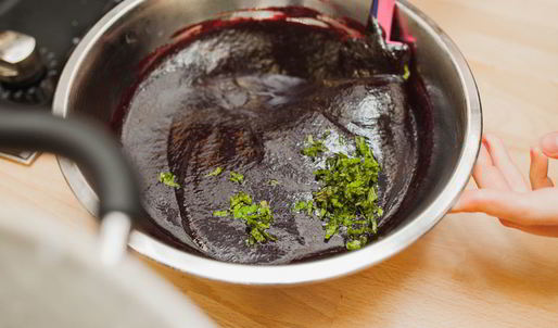 мусс из черной смородины