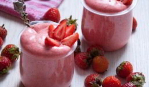 мусс из клубники