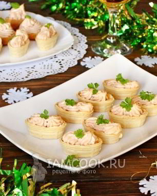 Мусс из малосольной горбуши