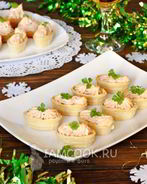 Мусс из малосольной горбуши