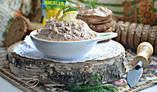 мусс из слабосоленой форели