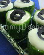 Мусс из сыра в огурцах