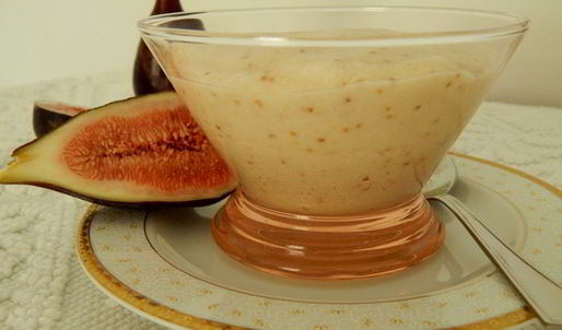мусс с инжиром