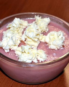 Мусс с клубникой