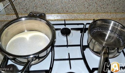 мусс с клубникой