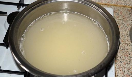 мусс с клубникой