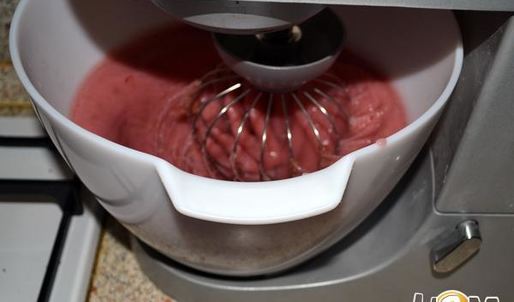 мусс с клубникой