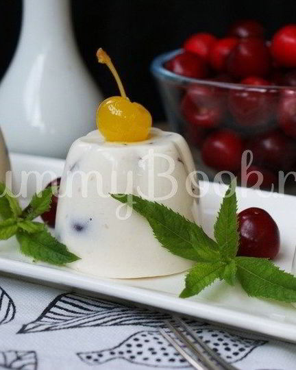 Рецепт мусса творожного с черешней