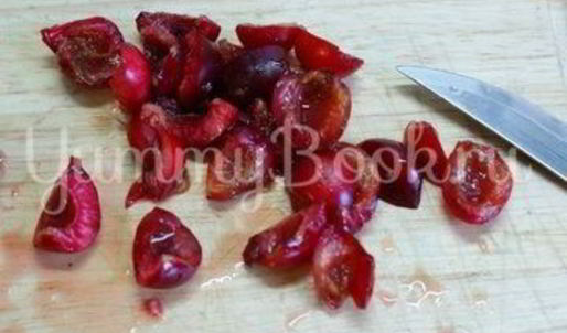 мусс творожный с черешней