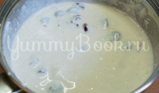 мусс творожный с черешней