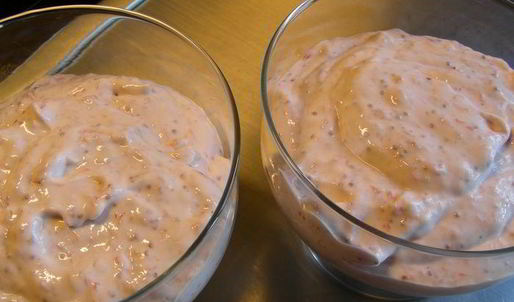 нежный мусс-крем с инжиром и грецкими орехами