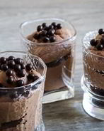 Праздничный шоколадный мусс