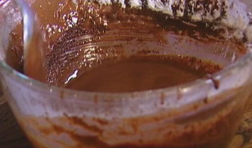 шоколадно-мятный крем-мусс