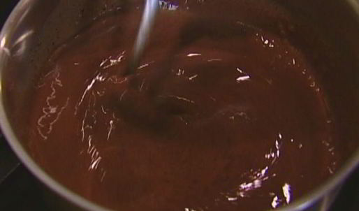 шоколадно-мятный крем-мусс