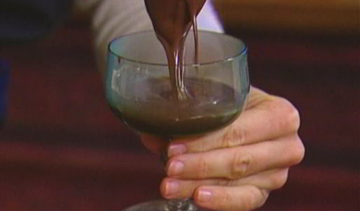 шоколадно-мятный крем-мусс