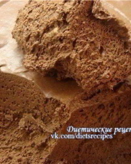 Рецепт шоколадна-творожного диетический мусс
