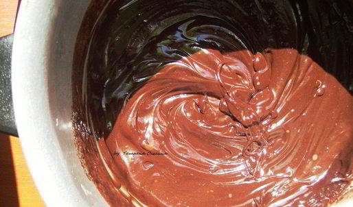 шоколадный мусс с клубникой