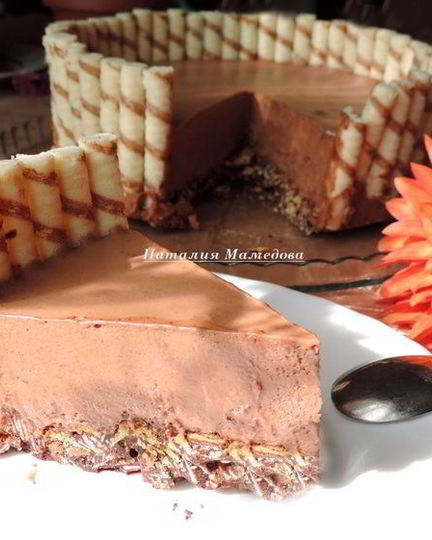 Рецепт шоколадного торта-мусса без выпечки