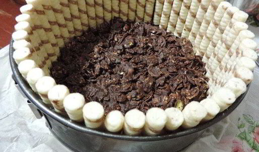 шоколадный торт-мусс без выпечки