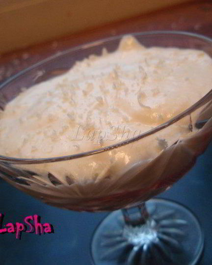 Рецепт слив в сиропе с муссом из белого шоколада