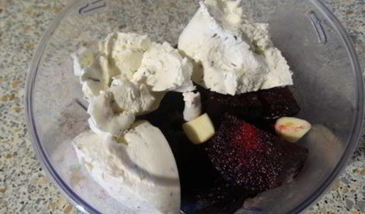 свекольный мусс