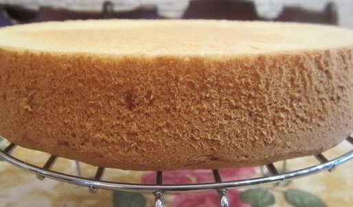 торт-мусс из апельсинового бисквита, винного крем-мусса и розового винограда