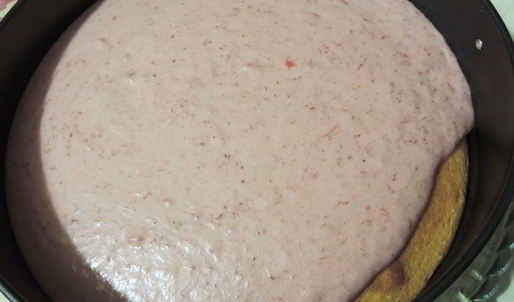 торт-мусс клубника в шоколаде