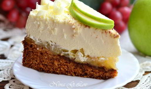 торт-мусс медово-яблочный