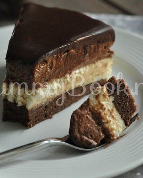 Торт-мусс сливочно-шоколадный