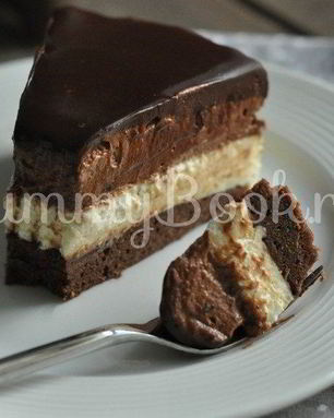 Торт-мусс сливочно-шоколадный