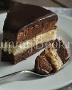 Торт-мусс сливочно-шоколадный