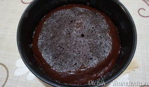 торт-мусс вишня в шоколаде