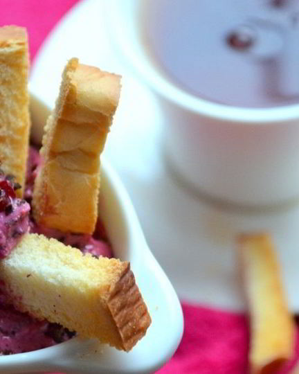 Рецепт творожно-ягодного мусс