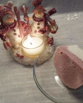 Творожный мусс с брусникой