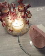 Творожный мусс с брусникой