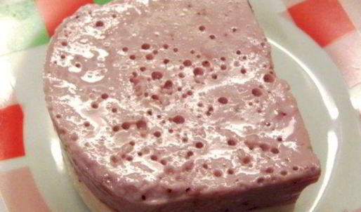 творожный мусс с брусникой