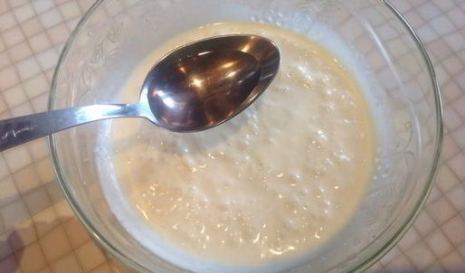 творожный мусс с персиками и киви