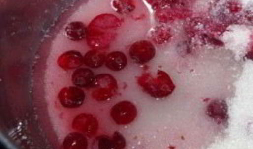 ягодный мусс на манке