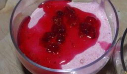 ягодный мусс на манке