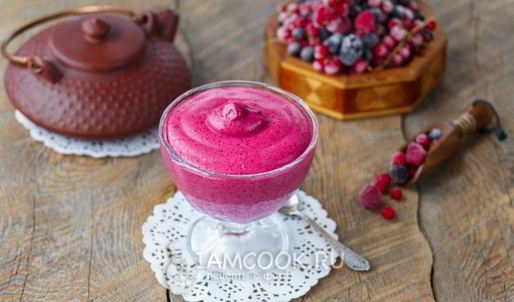 ягодный мусс