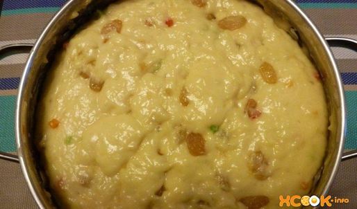 кулич на сметане