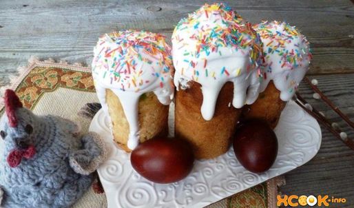 кулич на сметане