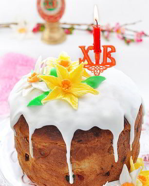 Кулич на желтках и топленом масле