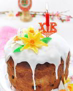 Кулич на желтках и топленом масле