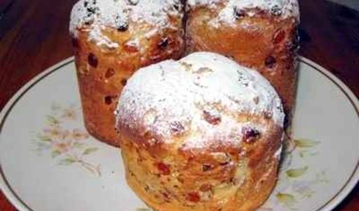 кулич пасхальный с мартини