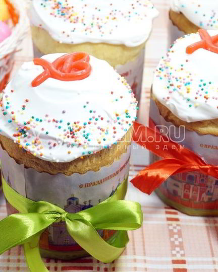 Рецепт кулича с изюмом